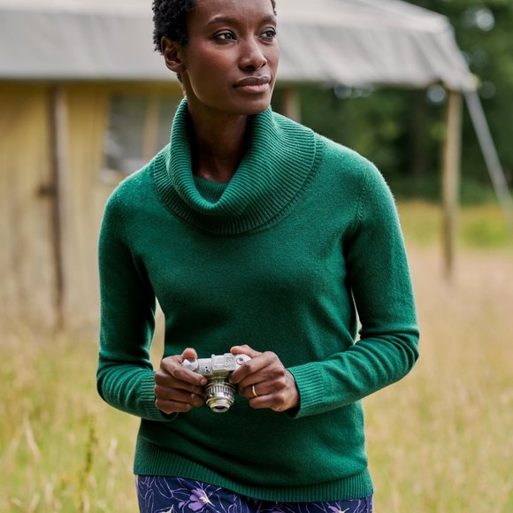 Boden Sweaters - Boden Cashmere Merino Long Sleeve Cowl Neck Sweat